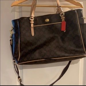 Coach diaper bag